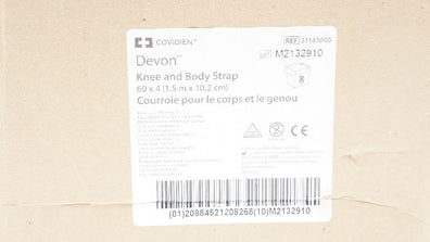 Covidien 31143005 Devon Knee and Body Strap, 60inch x 4inch - Case of 8